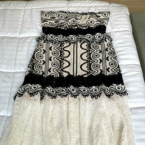 Stunning Sea NY strapless dress!